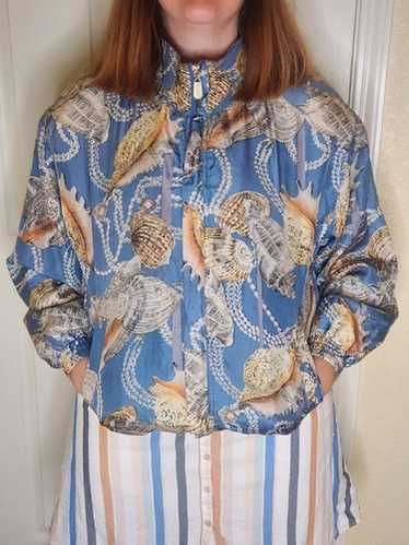 90's「Vintage」COACO Silk Full Zip Blouson Coaco | Jackets & Coats | Unique Vintage Coaco Womens Size