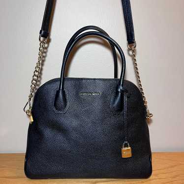 Michael Kors Mercer Large Leather Dome Satchel