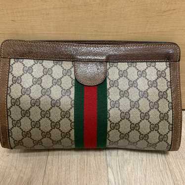 GUCCI Sherry Line Clutch Bag