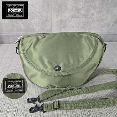 Porter Tanker Oval Shoulder Bag Half Moon