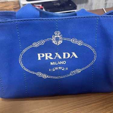 PRADA Canapa Tote Bag