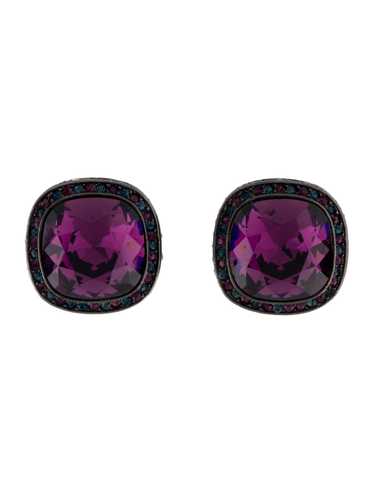 Kenneth Jay Lane Gunmetal & Crystal - image 1