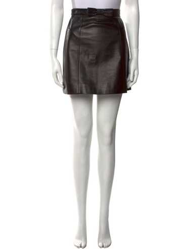 スカート MIU MIU Leather Skirt Sydney Sweeney Wears a Leather Miu Miu Mini Skirt | PS Fashion