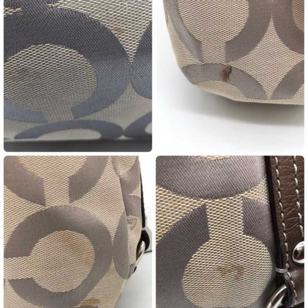 Coach Op Art Shoulder Bag Handbag 2-way - image 11