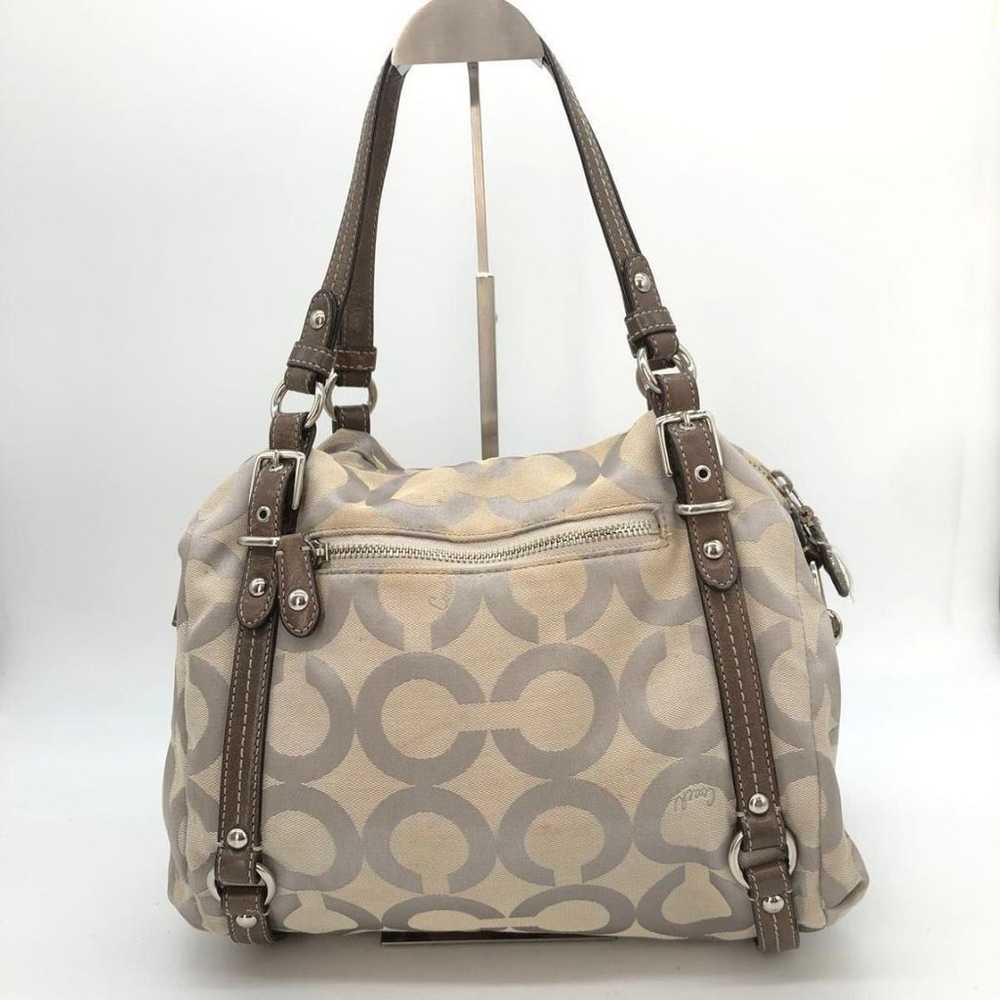 Coach Op Art Shoulder Bag Handbag 2-way - image 3