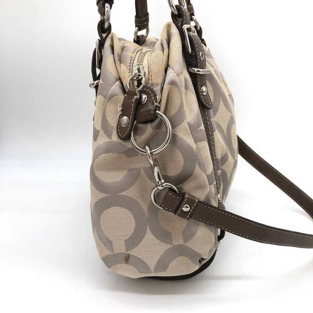 Coach Op Art Shoulder Bag Handbag 2-way - image 5