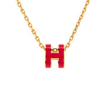 Hermes Pop H Pendant Chain Necklace