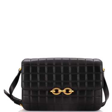 Saint Laurent Le Maillon Shoulder Bag Quilted Leat