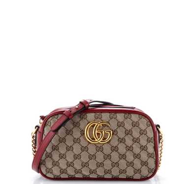 GUCCI GG Marmont Shoulder Bag Diagonal Quilted GG 