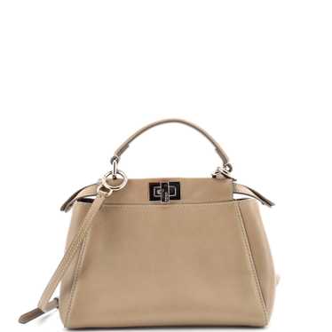 FENDI Peekaboo Bag Leather Mini