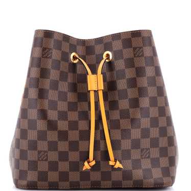 Louis Vuitton NeoNoe Handbag Damier with Leather M