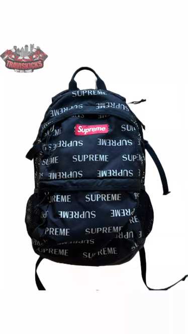 Supreme 3M Reflective Repeat Backpack Blue - FW16 - US