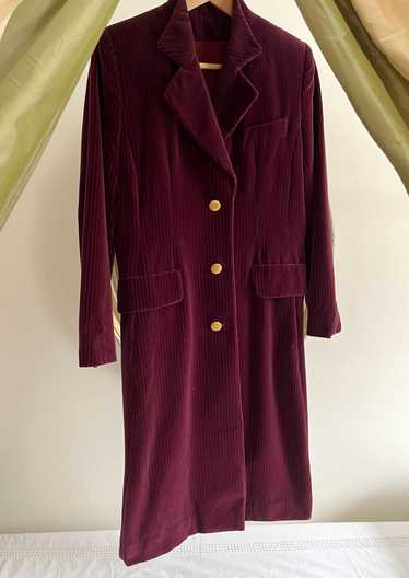 Vintage Rare Ribbed Velvet Coat