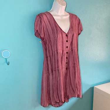 Broken Threads Sacred Threads BOHO Crinkle Romper… - image 1