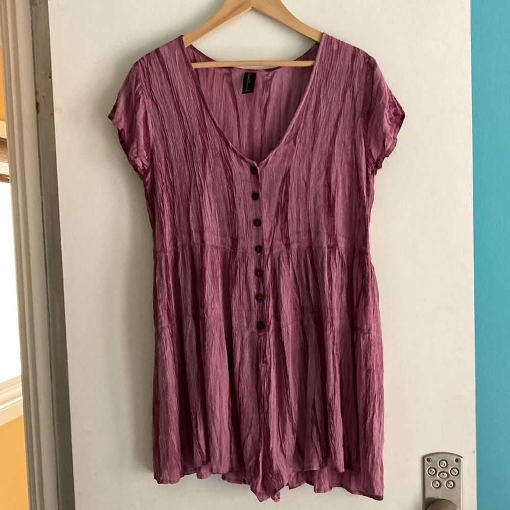 Broken Threads Sacred Threads BOHO Crinkle Romper… - image 4