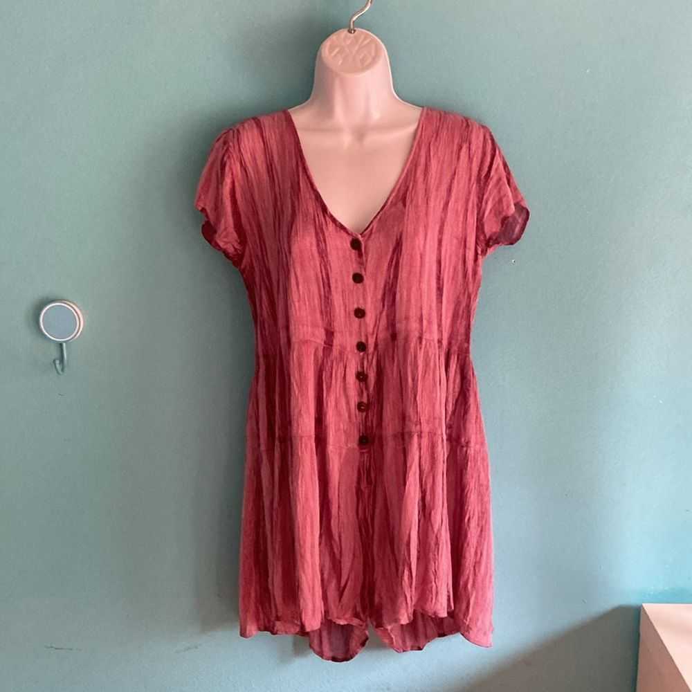 Broken Threads Sacred Threads BOHO Crinkle Romper… - image 6