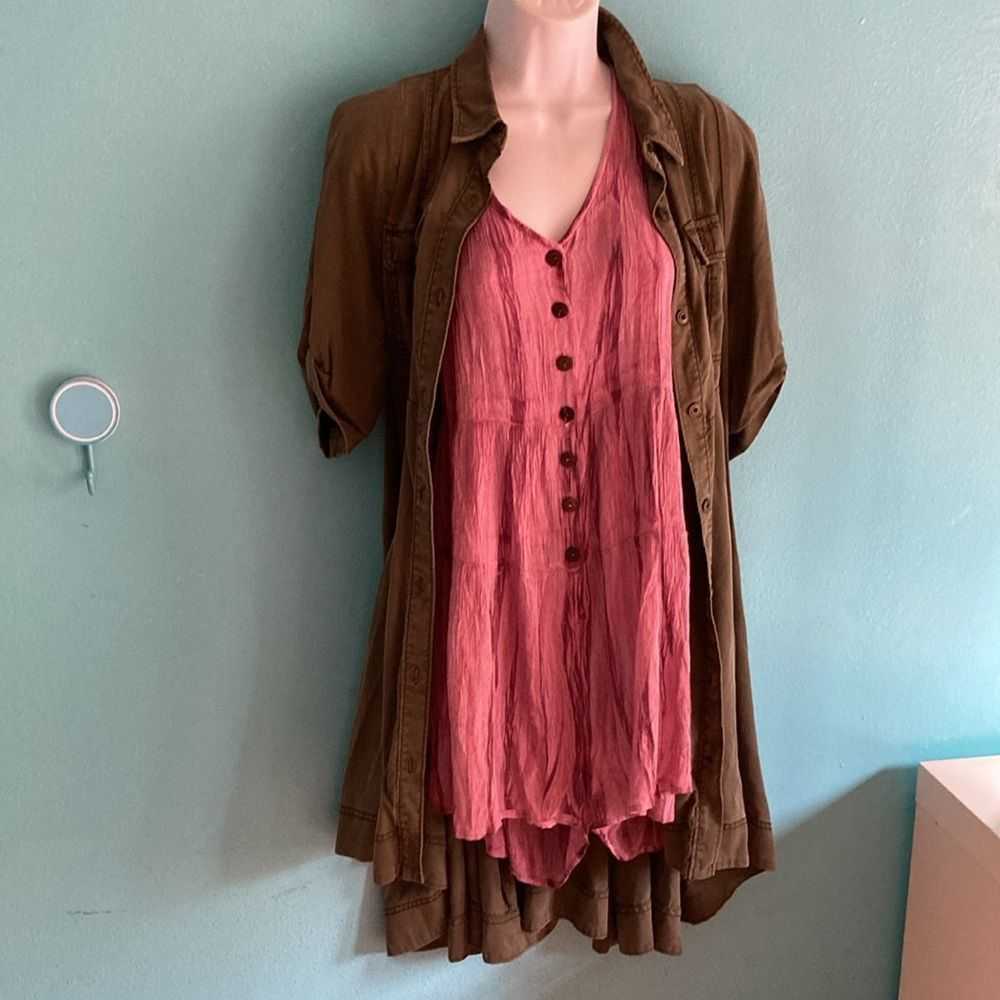 Broken Threads Sacred Threads BOHO Crinkle Romper… - image 7