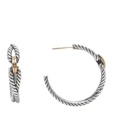 DAVID YURMAN Sterling Silver 18K Yellow Gold Cable