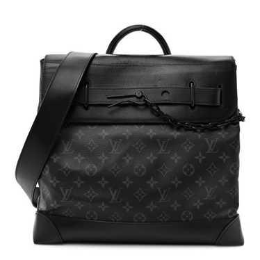 LOUIS VUITTON Monogram Eclipse Steamer PM