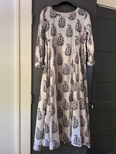 Matta Long Sleeve Block Print Dress (M) | Used,…