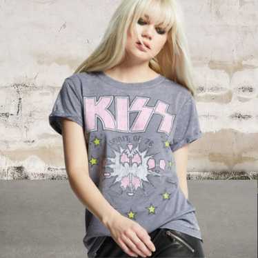 Recycled Karma NWOT Kiss Spirit of ‘76 Burnout Tee