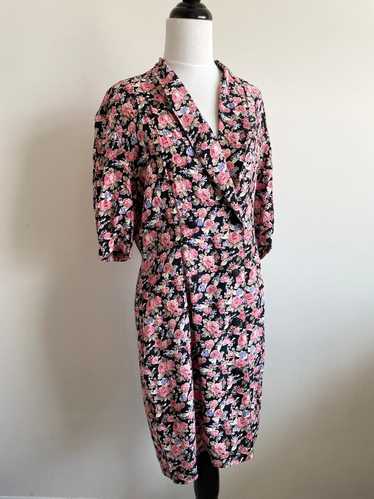 Knapp Studio Vintage Rayon Floral Dress (M) | Used