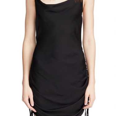 Free People Black Satin Slip Dress