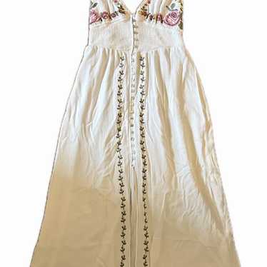 Forever 21 embroidered boho dress