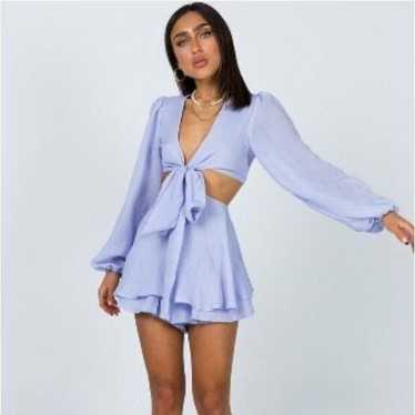 Princess Polly OCEANE BLUE ROMPER