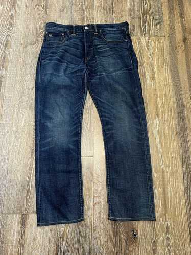 RRL Ralph Lauren RRL slim fit 5 pocket denim tular