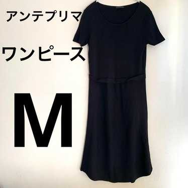 ANTEPRIMA/Black/Half Sleeve Dress/Knee-Length/Form