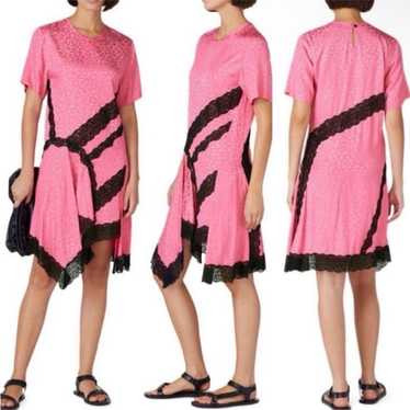 Koché Collective Pink Leopard Tee Dress Retails $3