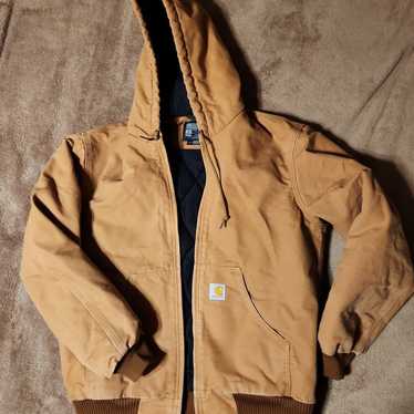 Womens Tan Carhartt Loose Fit Jacket small