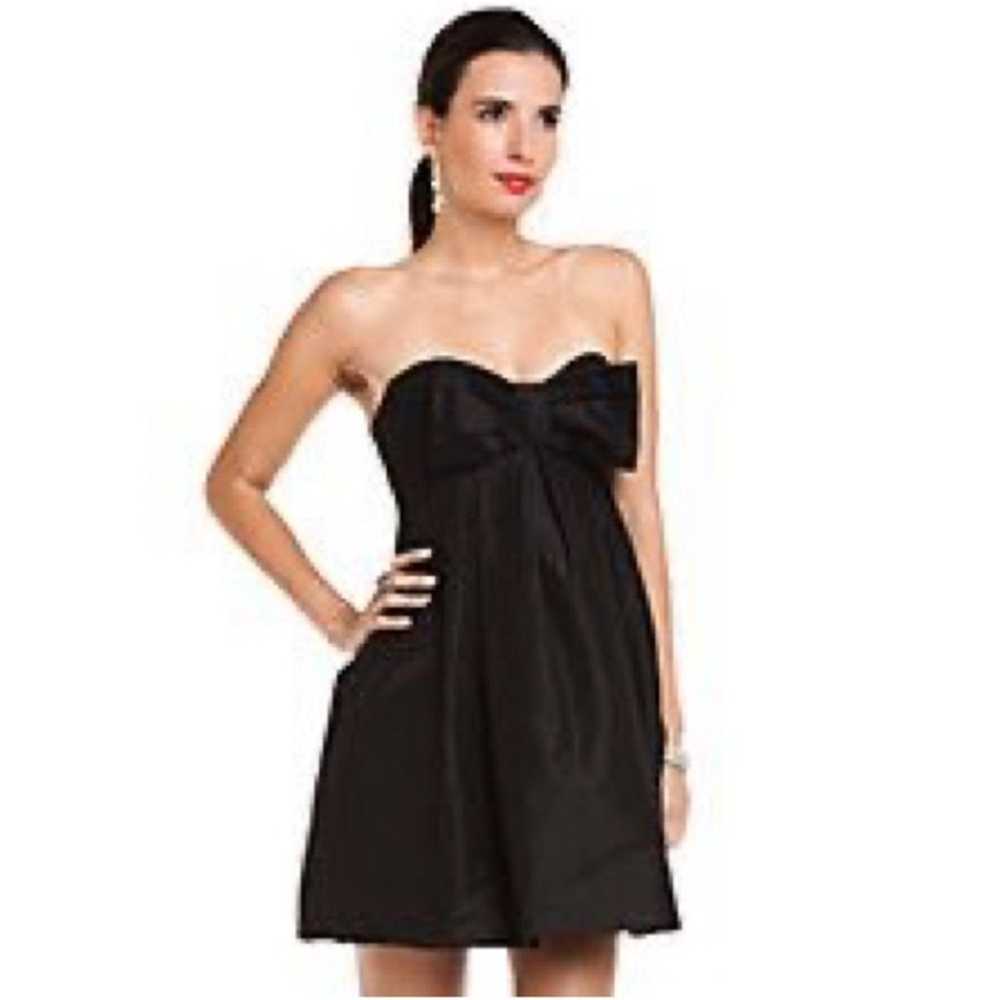 Trina Turk Vintage Strapless Black Bubble Cocktai… - image 1