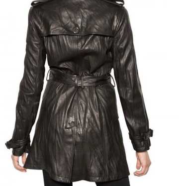 Leather Trench Coat