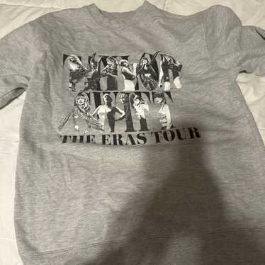 taylor swift the eras tour grey crewneck