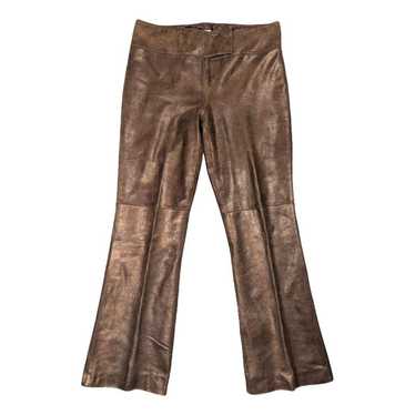 Non Signé / Unsigned Leather trousers