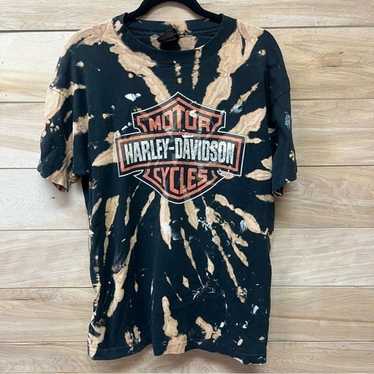 Harley Davidson 1995 single stitch tie dye single 