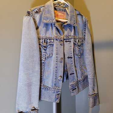 Levi Strauss Vintage Distressed Jean Jacket