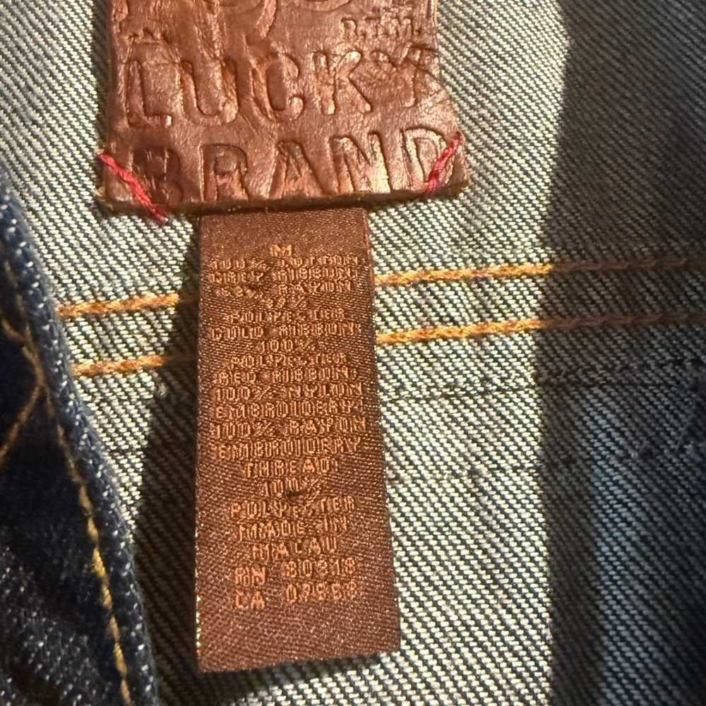 LUCKY BRAND VINTAGE DENIM JACKET - image 7