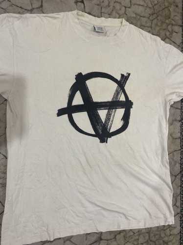 VETEMENTS 21SS anarchy Tシャツ ヴェトモン VETEMENTS 21SS ANARCHY GOTHIC LOGO T-SHIRT ロゴ