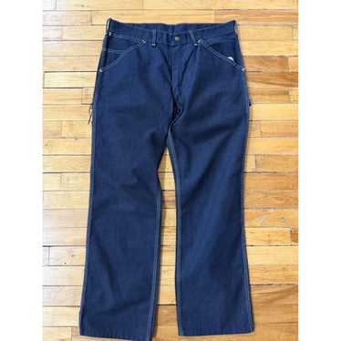 Vintage Green Sears Work Pants 80s Perma Prest Chino