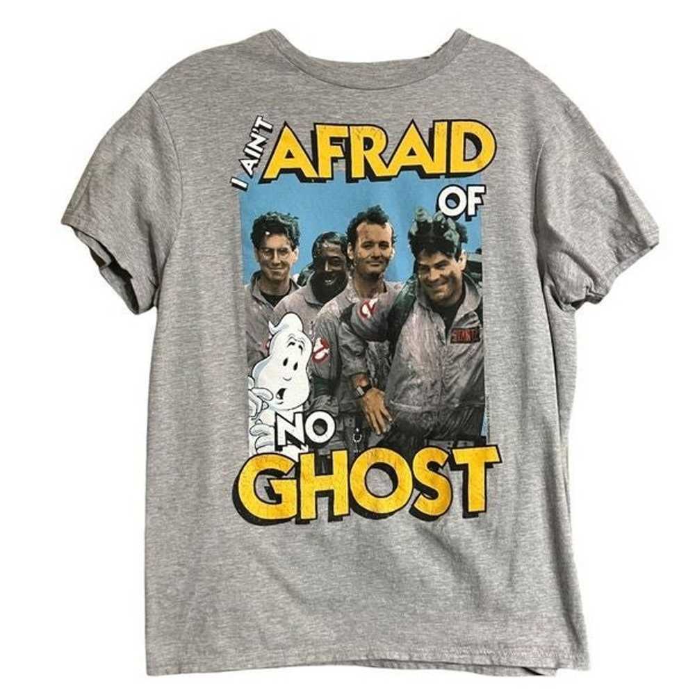 Ghostbusters Gray T Shirt Vintage - image 1