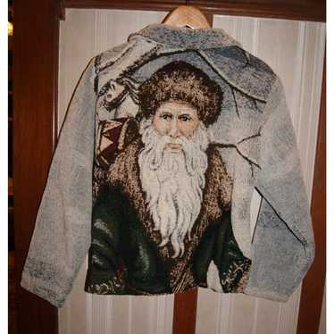 VTG Sugar Street Weavers Tapestry Jacket Womens On