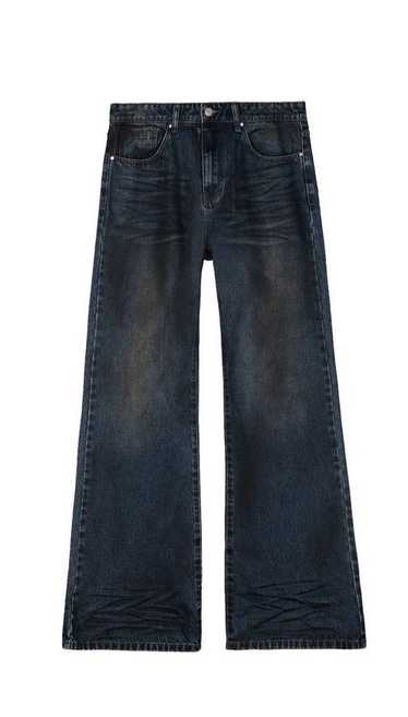 basketcase gallery LAX, flares denim (garage wash)