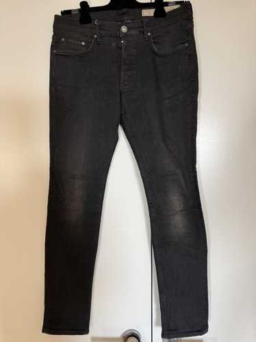 Allsaints Allsaints Black Washed Denim Skinny Jean