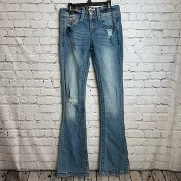 VTG 90s MUDD Flare Jeans Size 5 Women's Medium Was