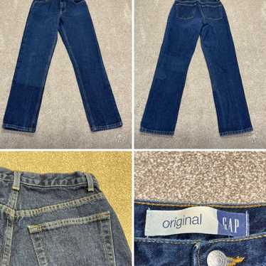 Gap womens straight original jeans sz 10R high ris