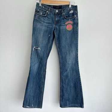 vintage Y2K Juicy Couture low rise flared jeans