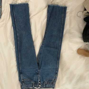 RE/Done redone cropped jeans